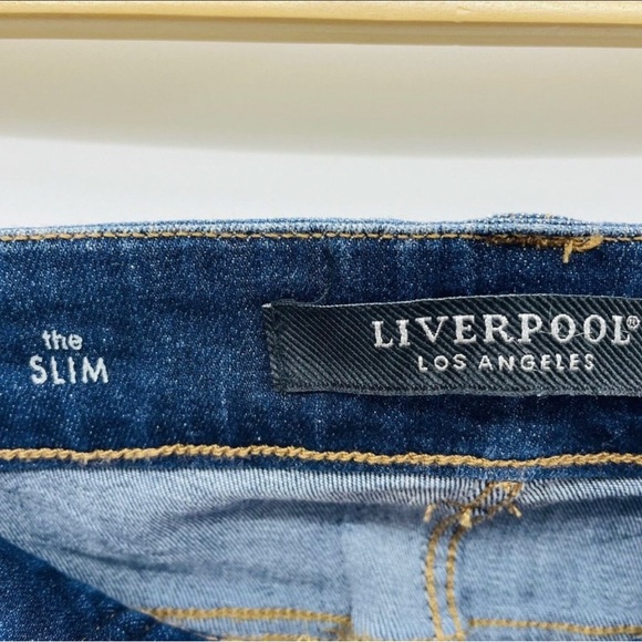 NWT Liverpool Los Angeles Womens Size 0/25 Gia Glider Slim Leg Jeans in Halifax - Picture 11 of 11